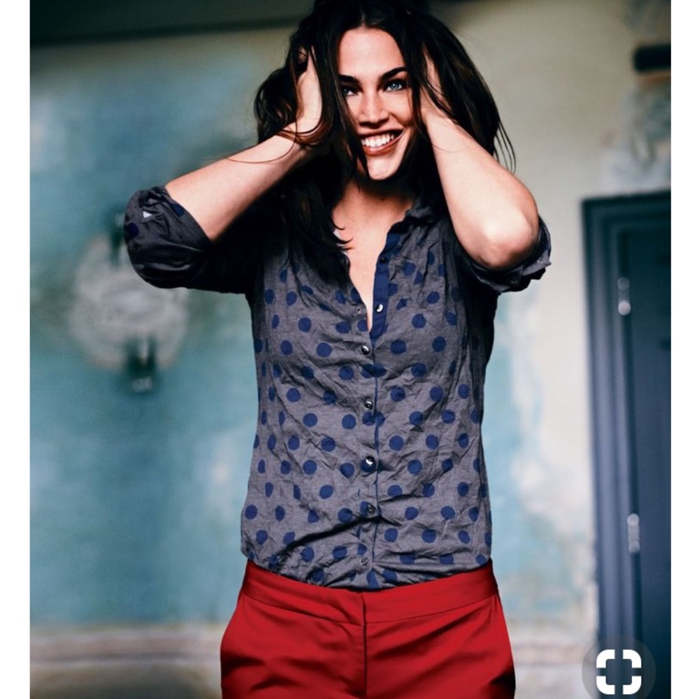 Boden Easy Jersey Button Down